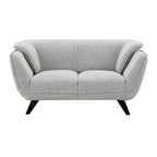 Sofá Loveseat Boucle Gris, 2 Plazas