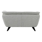 Sofá Loveseat Boucle Gris, 2 Plazas