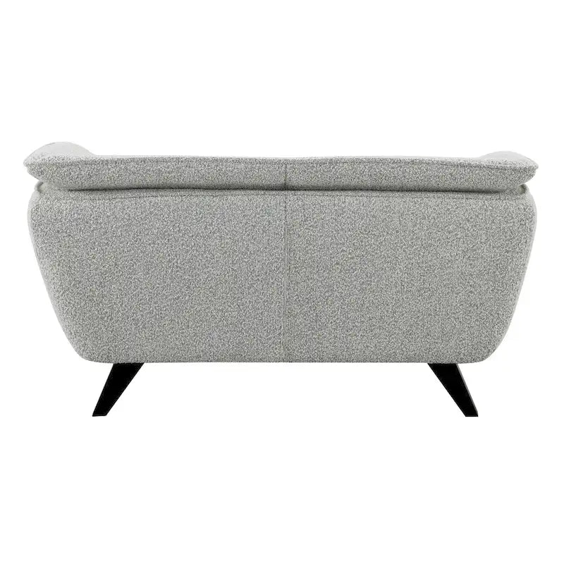 Sofá Loveseat Boucle Gris, 2 Plazas