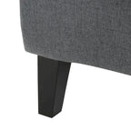 Sillón decorativo de respaldo alto — Marrón / Carbón / Azul marino, con orejas, 1 asiento
