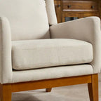 Sillón Acento Giratorio de Respaldo Alto, 1 Asiento, en Color Gris Topo/Beige/Naranja/Carbón
