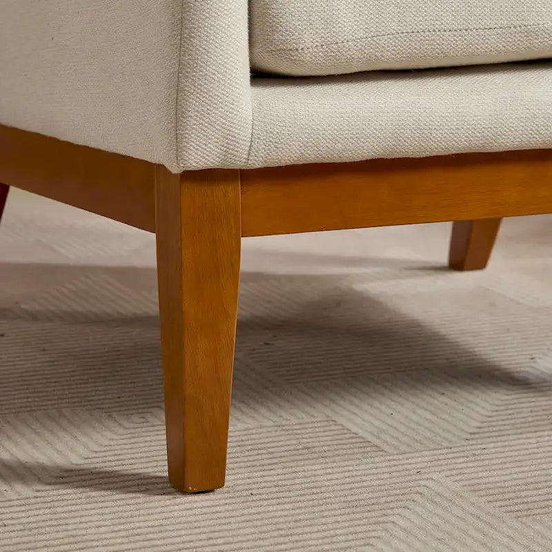 Sillón Acento Giratorio de Respaldo Alto, 1 Asiento, en Color Gris Topo/Beige/Naranja/Carbón