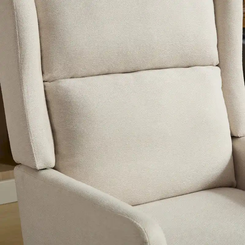 Sillón Acento Giratorio de Respaldo Alto, 1 Asiento, en Color Gris Topo/Beige/Naranja/Carbón