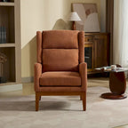 Sillón Acento Giratorio de Respaldo Alto, 1 Asiento, en Color Gris Topo/Beige/Naranja/Carbón