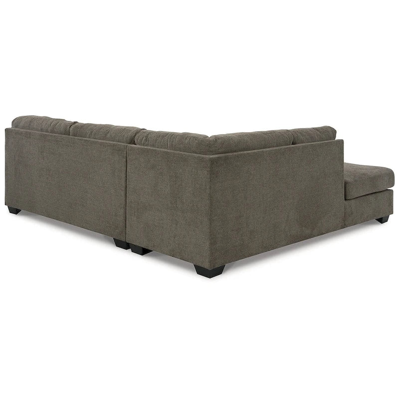 Sofá Seccional Sleeper de 2 piezas con Chaise, reversible izquierda/derecha – Pebble / Chocolate