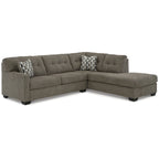 Sofá Seccional Sleeper de 2 piezas con Chaise, reversible izquierda/derecha – Pebble / Chocolate