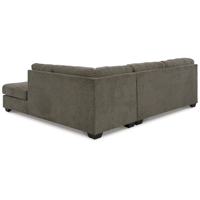 Sofá Seccional Sleeper de 2 piezas con Chaise, reversible izquierda/derecha – Pebble / Chocolate