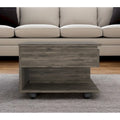 Mesa de centro elevable de madera marrón con cajón, para 1 persona