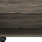 Mesa de centro elevable de madera marrón con cajón, para 1 persona