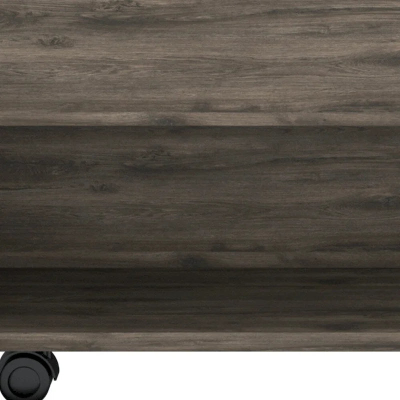 Mesa de centro elevable de madera marrón con cajón, para 1 persona