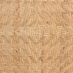 Taburete de bar de ratán natural marrón — Estilo bohemio, altura de barra/mostrador, capacidad para 1 persona