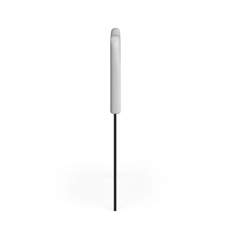 Cabecero de cama matrimonial arqueado capitoné en blanco/negro, 2 colores