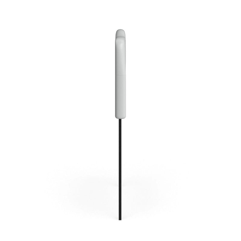 Cabecero de cama matrimonial arqueado capitoné en blanco/negro, 2 colores
