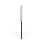 Cabecero de cama matrimonial arqueado capitoné en blanco/negro, 2 colores