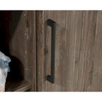 Armario ropero de puertas correderas Roble Glaciar / Pino Guijarro / Roble Laurel — 1 Persona