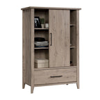 Armario ropero de puertas correderas Roble Glaciar / Pino Guijarro / Roble Laurel — 1 Persona