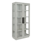 Vitrinas de pino reciclado en blanco o negro para 1