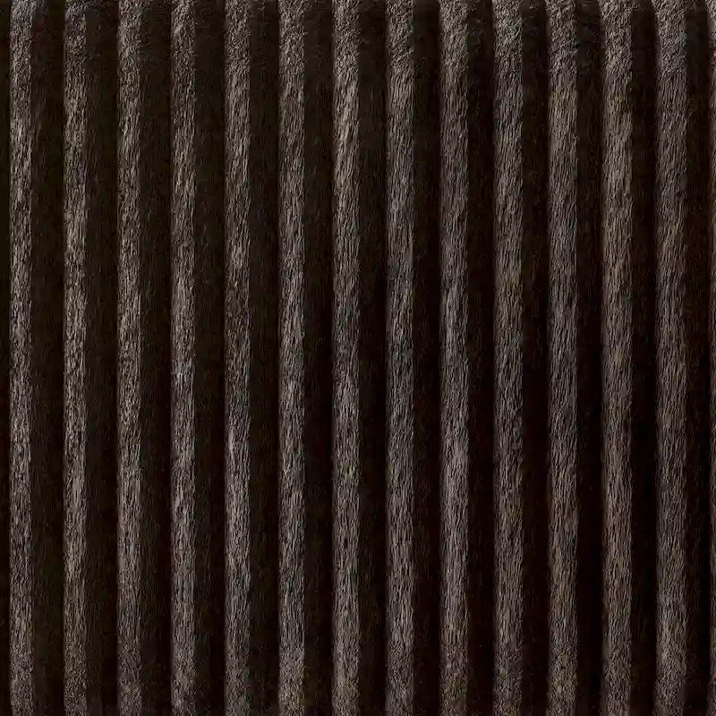 Sofá de dos plazas de pana, 2 asientos — Gris / Champaña / Marrón / Azul claro / Negro / Rojo