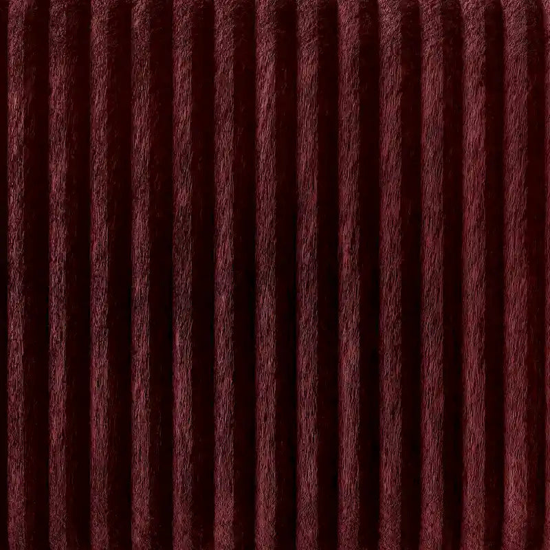 Sofá de dos plazas de pana, 2 asientos — Gris / Champaña / Marrón / Azul claro / Negro / Rojo