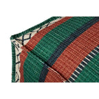 Puf de suelo bohemio a rayas Fiesta, 1 asiento, 61 cm (An) x 61 cm (Pr) x 18 cm (Al)