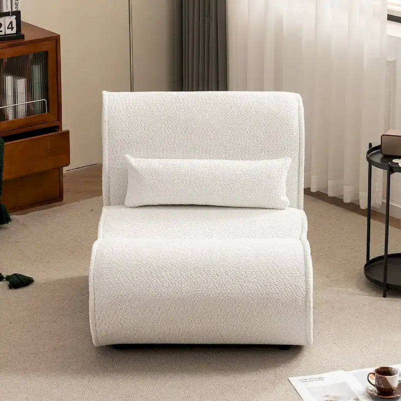 Sillón reclinable de terciopelo gris/negro/beige, asiento individual para salón, dormitorio u oficina