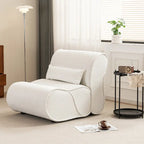 Sillón reclinable de terciopelo gris/negro/beige, asiento individual para salón, dormitorio u oficina