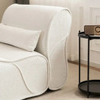 Sillón reclinable de terciopelo gris/negro/beige, asiento individual para salón, dormitorio u oficina
